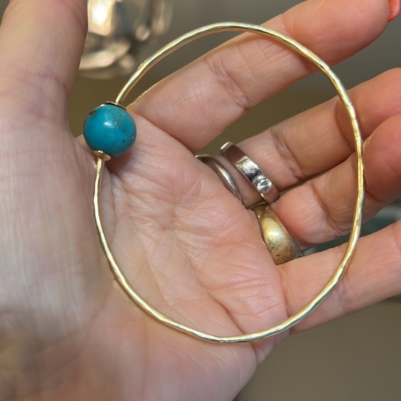 Ippolita 18k and turquoise bracelet - Picture 8 of 9